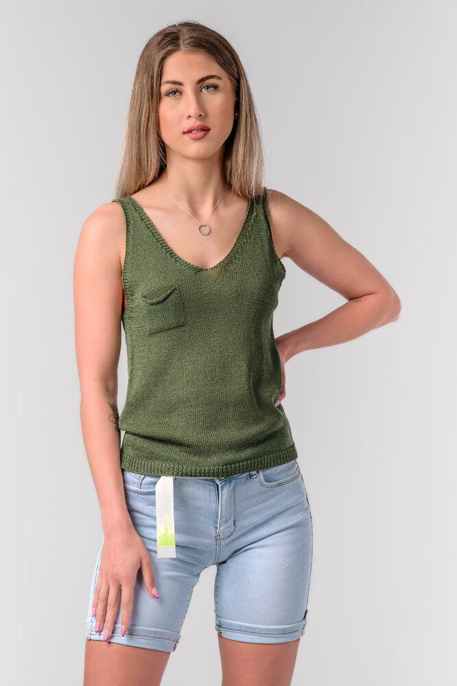 Khaki dámsky top