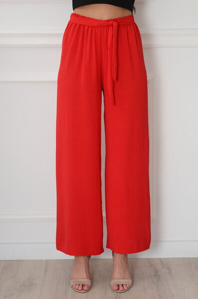 Červené široké nohavice Lino 