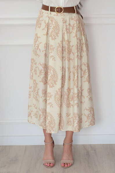 Béžovo-krémová sukňa Melka 